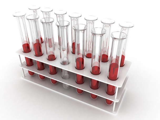 Blood tubes - Photo, Image