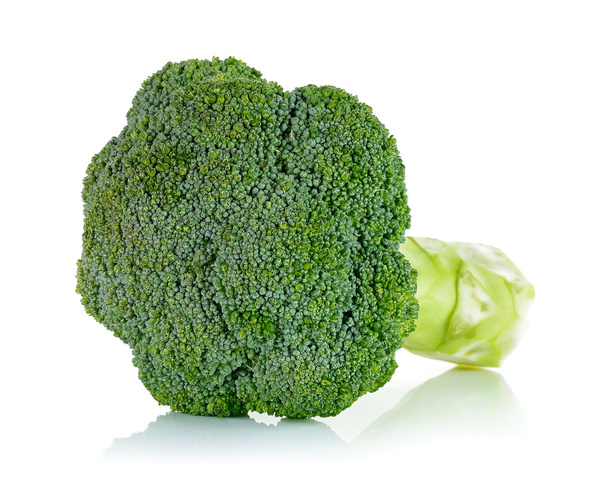 Fresh broccoli isolated on the white background - Fotoğraf, Görsel