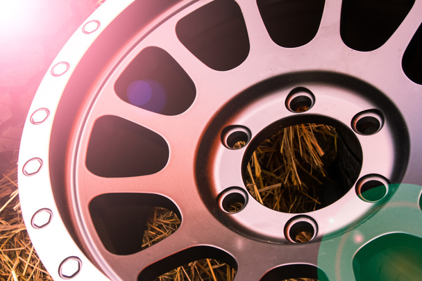 close up alloy wheels - Photo, Image