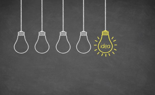 Ideas Light Bulb - Фото, изображение
