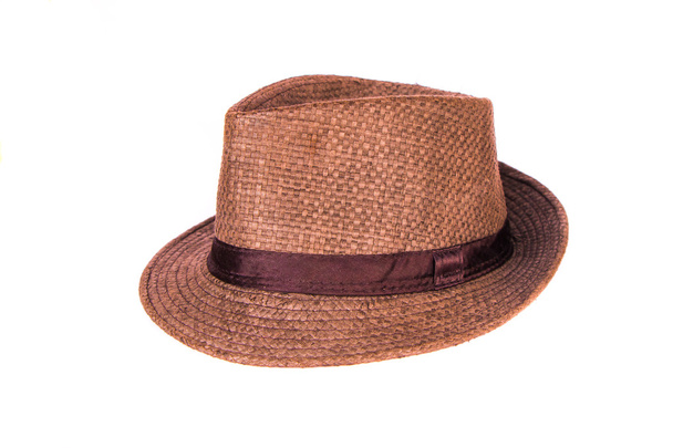 Bruin man hoed - Foto, afbeelding