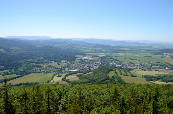 Vista del Zlate Hory, República Checa
 - Foto, Imagen