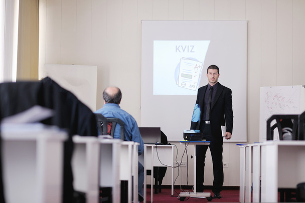 Business man on seminar - Photo, Image