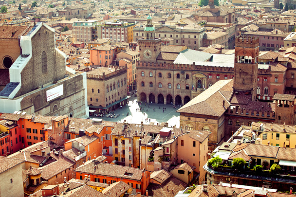 θέα στην πόλη της Μπολόνια, Ιταλία - Φωτογραφία, εικόνα