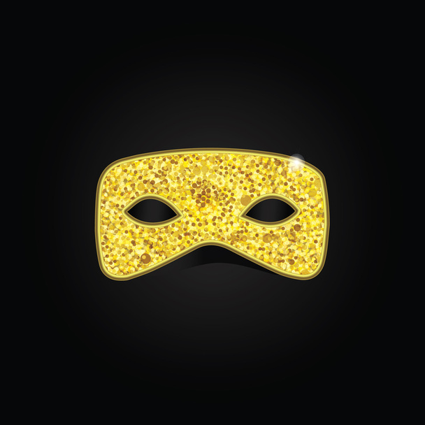 Sihirli altın maske - Vektör, Görsel