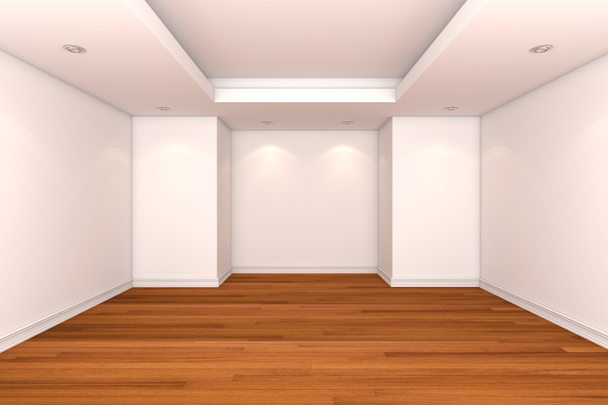 Home Innenrendering mit leeren Raum schmücken Farbe Wand mit - Foto, Bild