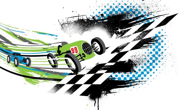 Race to the Finish Line - Vector, Image