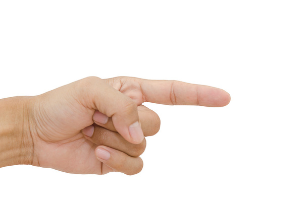 двома пальцями, ізольовані
 - Фото, зображення