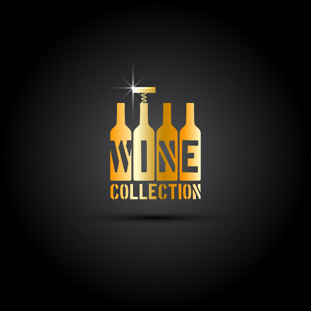 Şarap koleksiyonu etiket - Vektör, Görsel