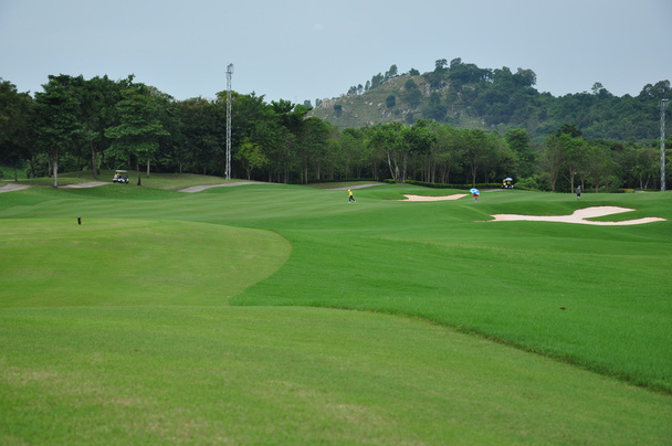 Fairway du terrain de golf
 - Photo, image