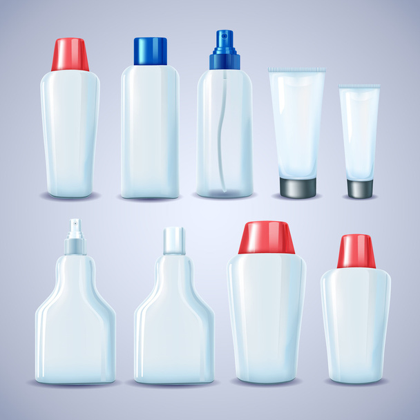 tubos cosméticos em branco
 - Vetor, Imagem