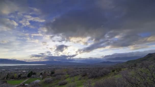 Dolina Utah o zachodzie słońca - Materiał filmowy, wideo