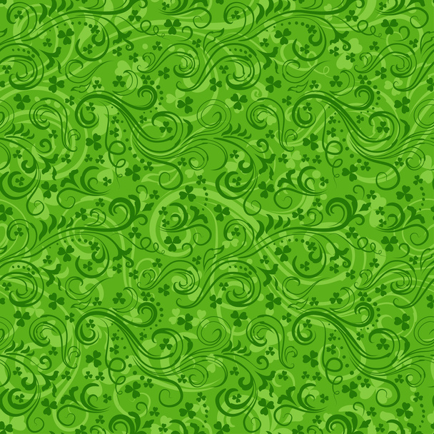 Green clover backgrounds - Vettoriali, immagini