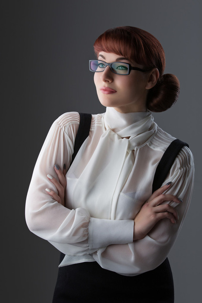 Beautiful young woman in glasses - Photo, Image