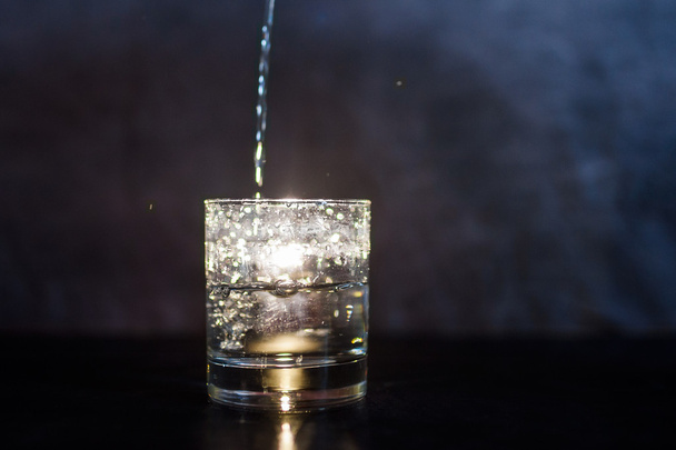 glass with water - Фото, изображение