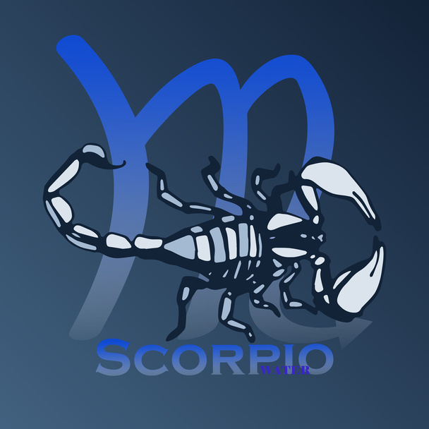 Знак Зодіаку-Скорпіон - Вектор, зображення