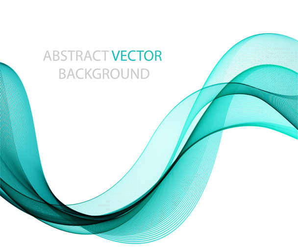 Abstract colorful background with wave, vector - Vector, afbeelding