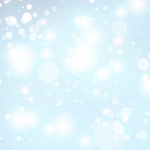 Abstract composition, dotted geometric shapes, light ice intro, shiny beads construction, Christmas decoration icon, new year greeting card, snowfall backdrop, snow flake wallpaper, weather broadcast, daily periodical issue fancy EPS10 illustration - Vettoriali, immagini