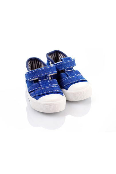 Синие детские туфли
 - Фото, изображение