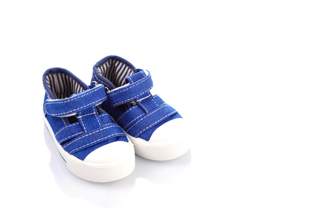 Chaussures de bébé bleu
 - Photo, image