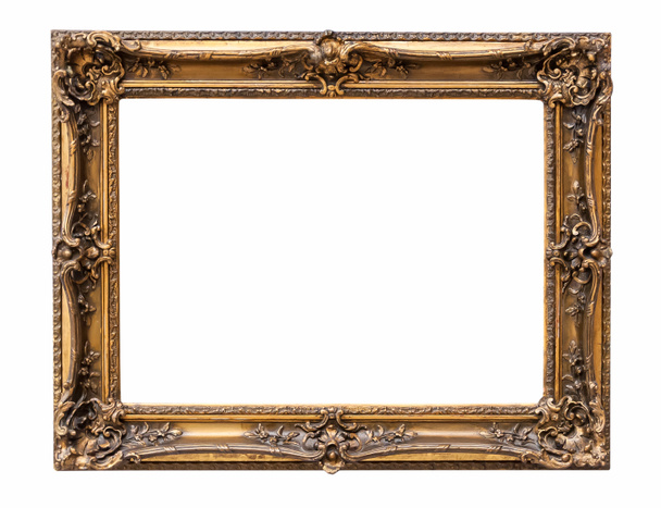 Rectangle decorative bronze picture frame - Photo, Image