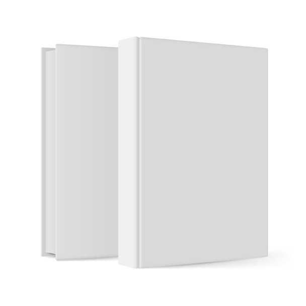 White book. Illustration on white for design - Vetor, Imagem