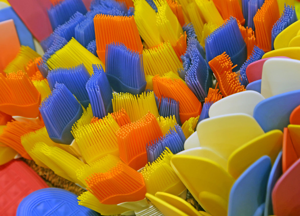 many colorful kitchenware soft silicone - Photo, Image