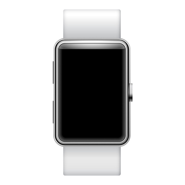 Blank Smartwatch Ilustration with place for your text isolated on white background - ベクター画像