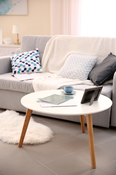 Modern living room interior - Фото, изображение