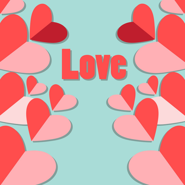 червоне серце для закоханих
 - Вектор, зображення