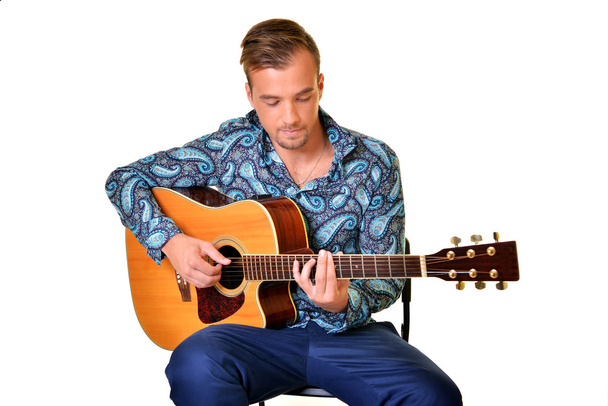 Guitarra Professor isolado
 - Foto, Imagem