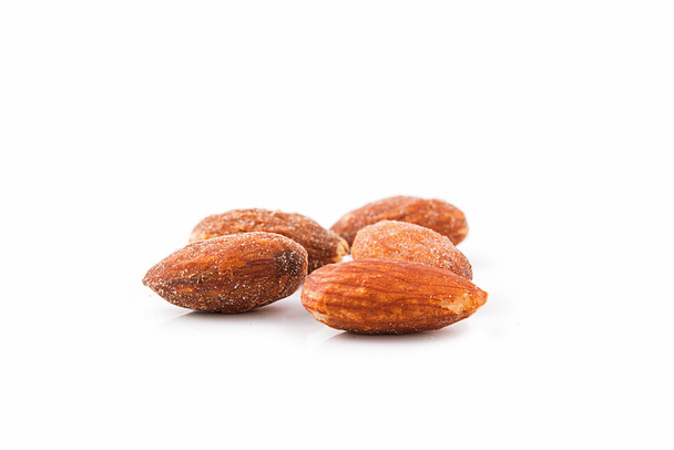 almond on white background - Photo, Image