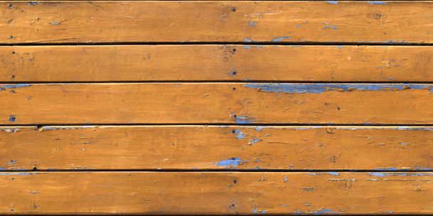 Old wooden painted wall. Seamless - Photo, image
