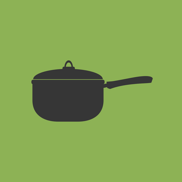 Kookwaren Pan Pot deksel - Vector, afbeelding