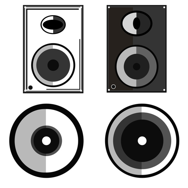 Headphone icon flat illustration - Vector, Image