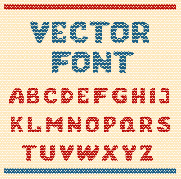 vector embroidered letters - Vektor, kép