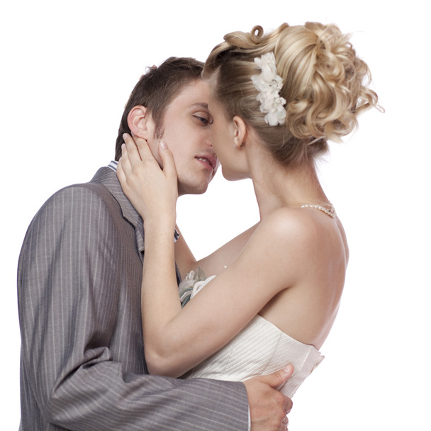 wedding Kiss, couple - Fotó, kép
