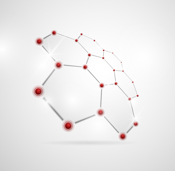 Molecular structure - Vektor, Bild