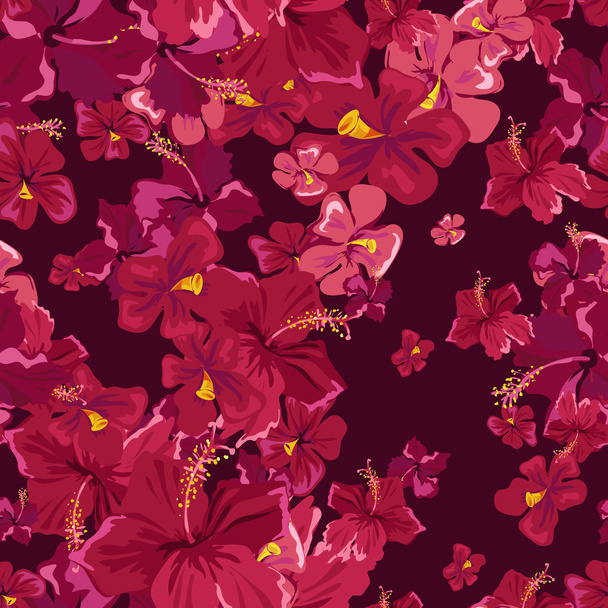 Floral seamless pattern background - Vektor, kép