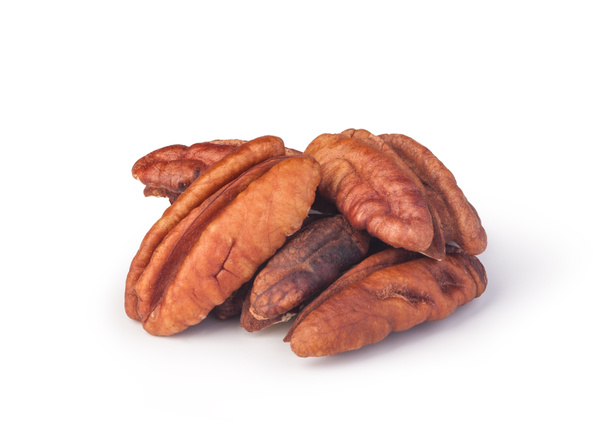Pecan nuts on a white background - Photo, Image