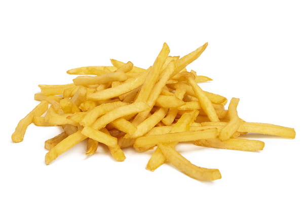 Potatoes fries isolated on white - Foto, Imagem