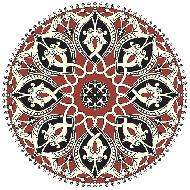 Arabic circular pattern - Vector, Image