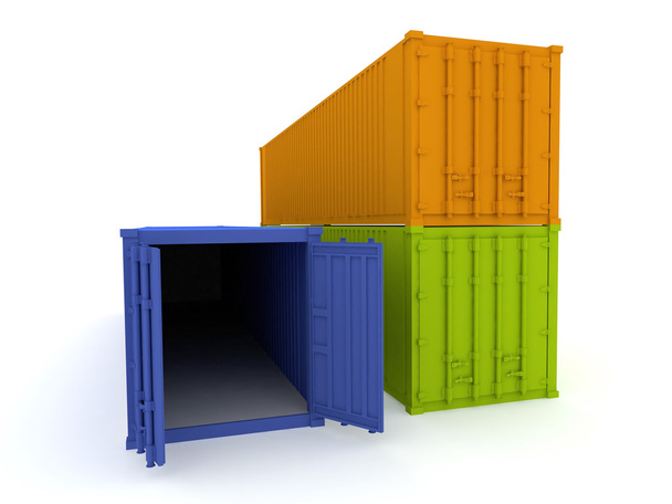 Cargo containers - Valokuva, kuva