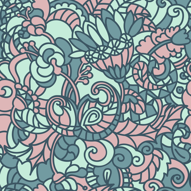 beautiful floral pattern - Vektör, Görsel