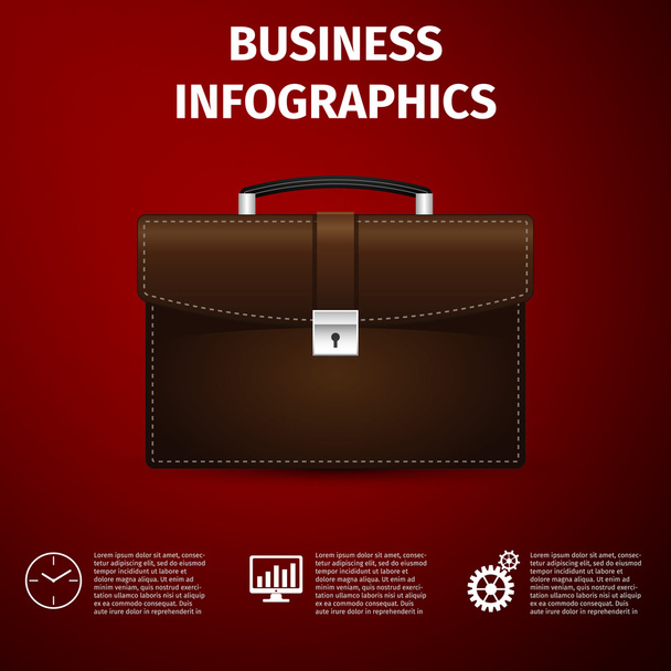 Infográficos de negócios. Ilustração vetorial
 - Vetor, Imagem