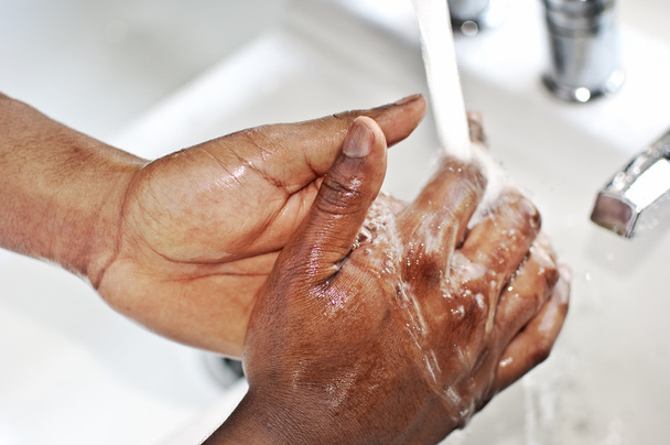 手を洗う - 写真・画像