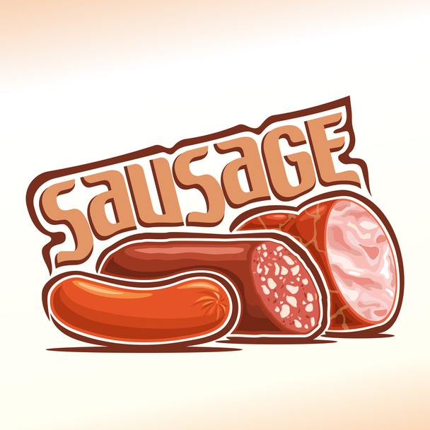 Illustration vectorielle sur le thème des saucisses
 - Vecteur, image