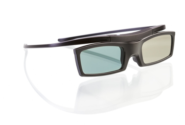 3D γυαλιά σε λευκό  - Φωτογραφία, εικόνα