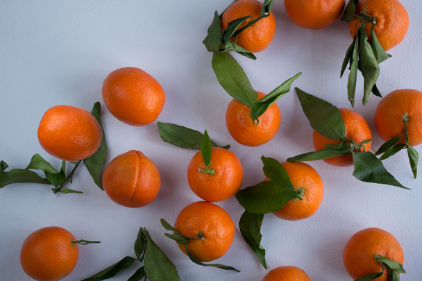 chaotic juicy tangerines - Photo, Image
