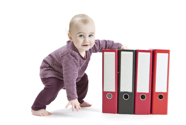 Young child with ring file - Photo, Image
